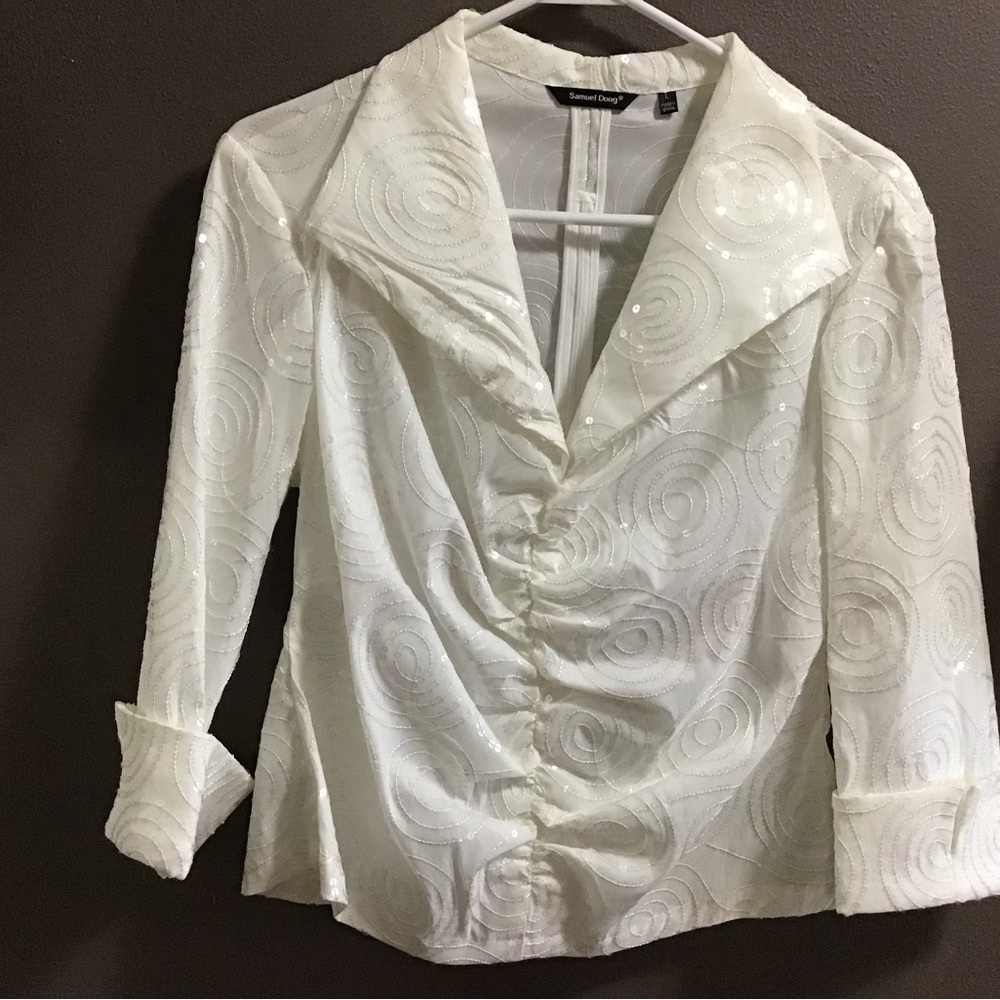 Women’s blouse evening wear no stains/rips excellent cond Boutique elegant cute